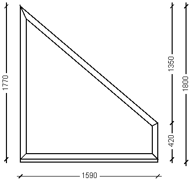 ПластКом КОМФОРТ: Окно, Ivaper 70 мм, Vorne, 1770х1590, Белый, Белый